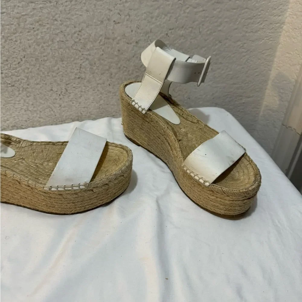 Vince Abby Leather Espadrille Sandal 7 M